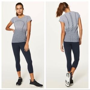 lululemon athletica Gray Short Sleeve Tee